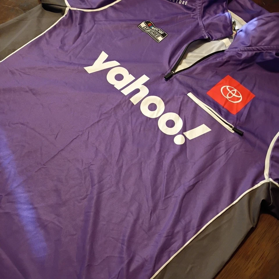 Camisa 3xl Hamlin Bell Castore Nascar Pit Crew YAHOO Toyota JGR Gibbs Foto 2 de 4