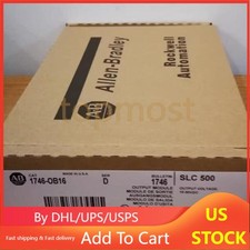 1Pc Allen Bradley   1746-OB16 SER D SLC 500 PLC Output Module 1746OB16 in box