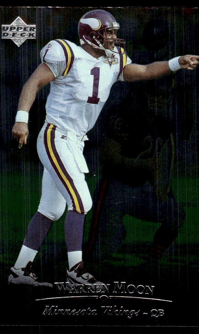 Warren Moon 1996 Upper Deck Silver Collection #107 Vikings NFL READ FREE SHIP