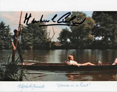 MICHAEL CULVER & ELIZABETH COUNSELL   James Bond 007 Autogramm COA ~ FRWL 1963