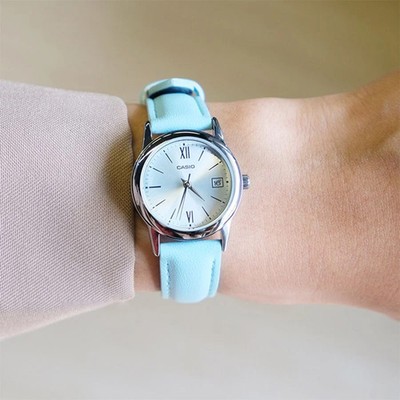 Casio Analog Leather Band Watch for Women LTP-V002L Series | /Authentic