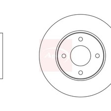 Disque de frein Smart FORFOUR