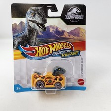 Velociraptor Blue  2025 Hot Wheels Racer Verse Case F  Jurassic World NA75