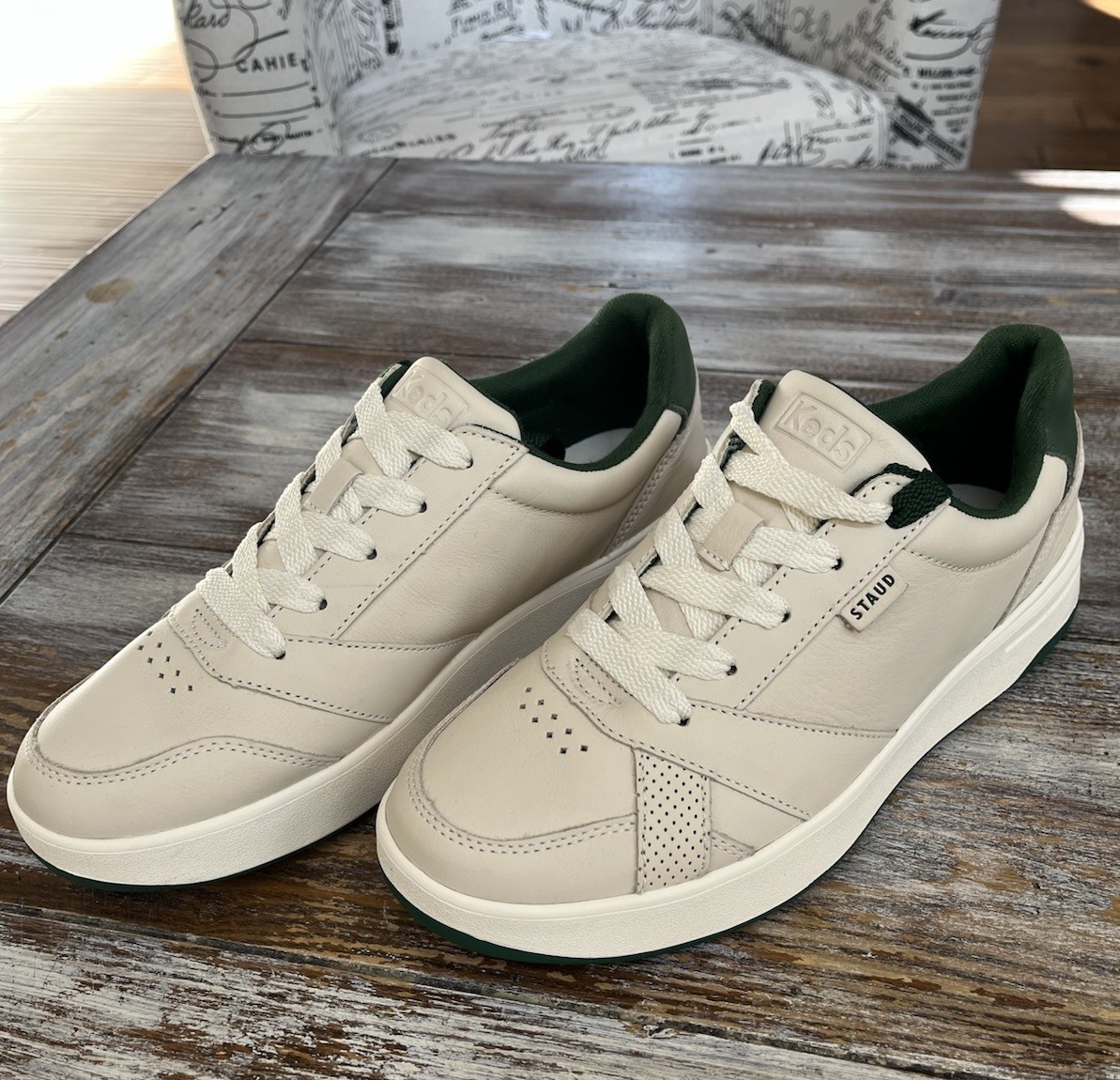 New STAUD + KEDS Women's Size 8.5 The Court Tennis Shoes Sneakers