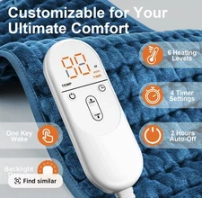 Heating pad for Back Neck Shoulder Abdomen Knee and Leg Pain Relief 