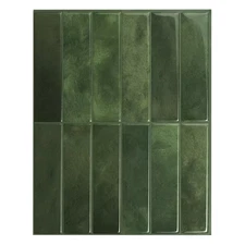 Morocco Sefrou Green 11.43 In. X 9 In. Vinyl Peel and Stick Tile (2.84 Sq. Ft./