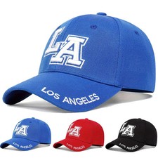 Unisex Los Angeles Letter Embroidery Baseball Caps Adjustable Casual Outdoor Hat