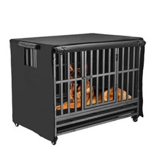 48 inch Heavy Duty Dog Crate Covers Durable 600D Polyester Insulated Dog Kenn...