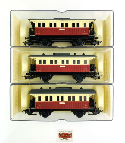 CS476 ELECTROTREN H0 1506 - KONVOLUT 3 PERSONENWAGEN MZA 3. KL. BICOLOR | Zustand: Gebraucht