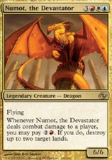 MTG magic cards 1x Numot, the Devastator Planar Chaos Light Play, English