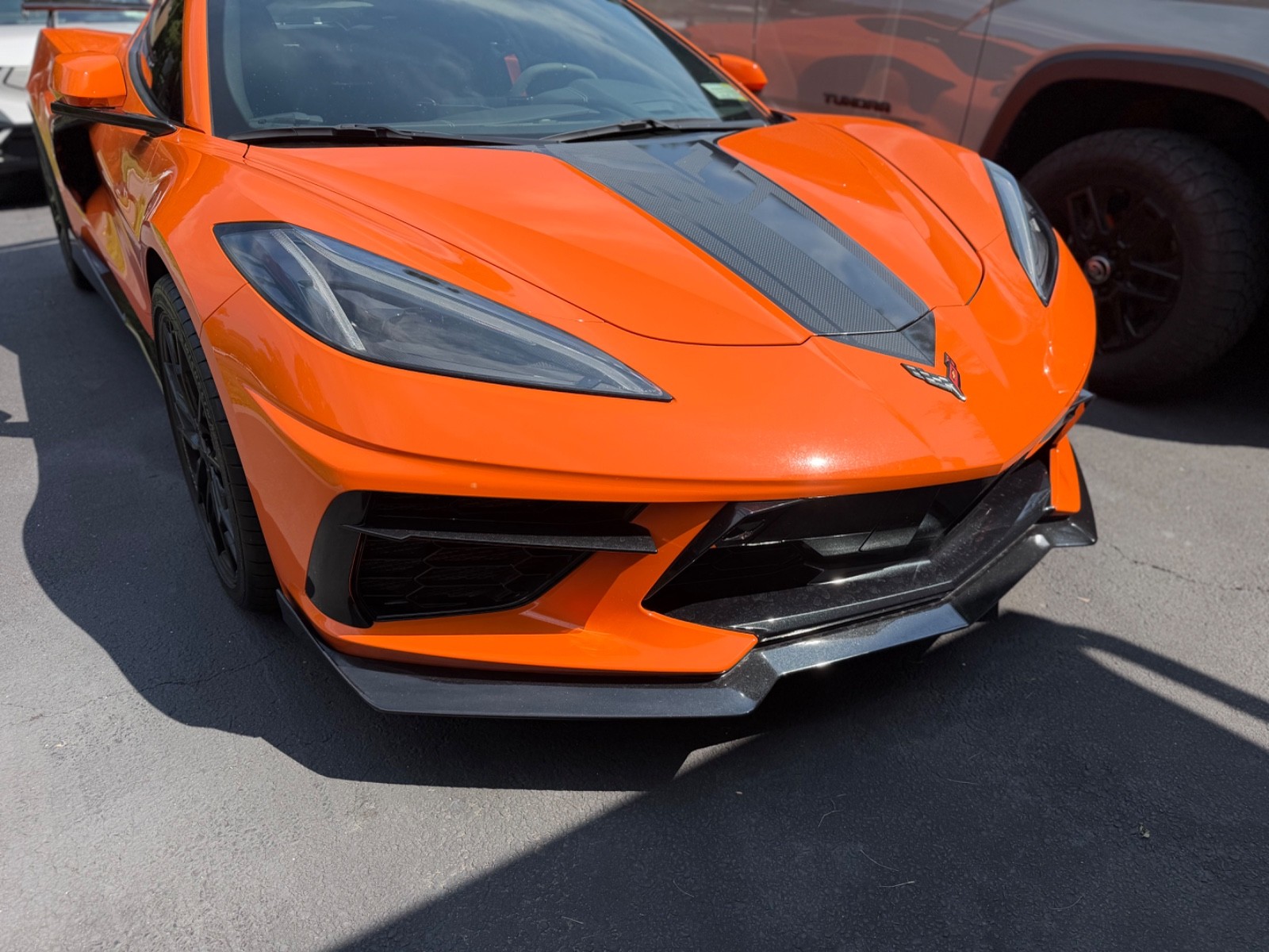 2023 Orange Chevrolet Corvette   | C8 Corvette Photo 2