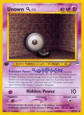 Unown - Pick Your Pokemon Cards - Vintage to Modern - Complete the Alphabet on eBay