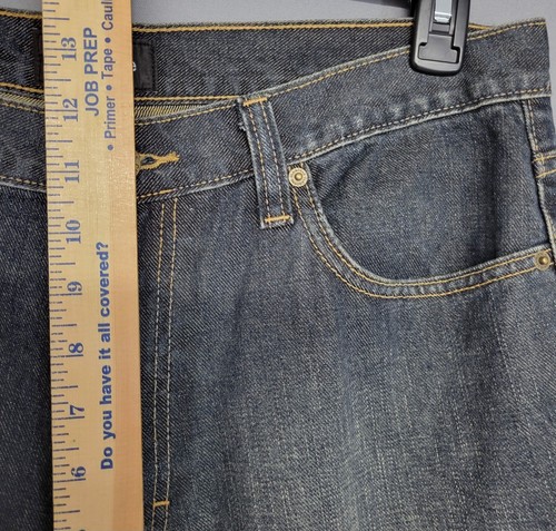 Claiborne Relaxed Fit Jeans Mens 34 Gray/Blue Denim Medium Wash Pockets New - Picture 8 of 13