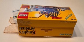 Vintage LEGO 6016 Knights Arsenal + Box, Instructions, 100 complete!