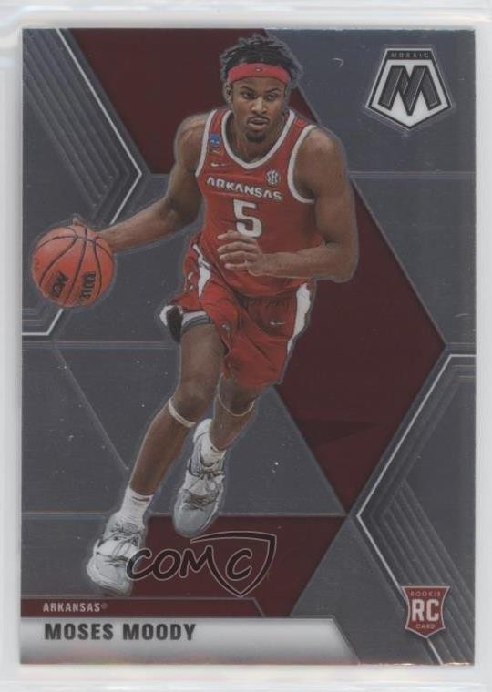 2021-22 Panini Chronicles Draft Picks Mosaic Moses Moody #261 Rookie RC