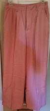 Cider Light Pink Women's Wide Leg Pants Size M .