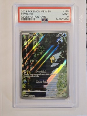 Psyduck 175/165 Pokmon 2024 SV 151 Illustration Rare Holo English PSA 9