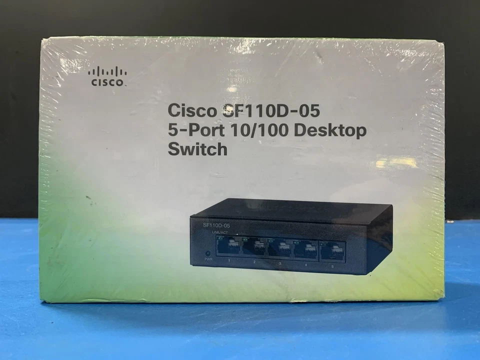 Cisco 5-Port 10/100 Desktop Switch SF110D-05 - Image 2 of 4