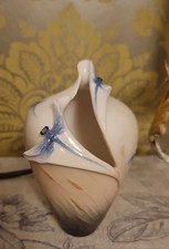 Beautiful Small Vintage Franz Dragonfly Vase 