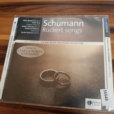 BEVAN, BRAY, MURRAY, WILLIAMS, KYNOCH schumann rückert songs EX/EX (CD Album)