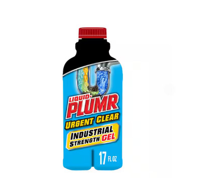 Industrial Strength Urgent Clear Clog Remover and Drain Cleaner 17 Oz.
