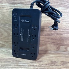 CyberPower SX650U 8-Outlet 650VA PC Battery Backup - Black