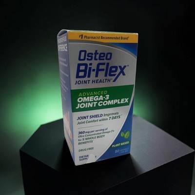 Osteo Bi-Flex Advanced Omega-3 Joint Complex 80Ct  EXP 12/26 Read Description 
