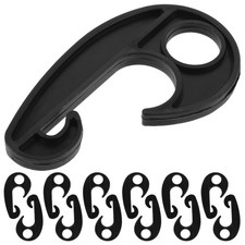 20 Pcs Tarp Accessories Plastic Hook for Tarpaulin Car Cargo Net Bungee Hooks
