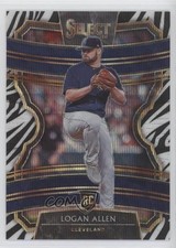 2020 Panini Select Zebra Prizm Logan Allen #56 06ee