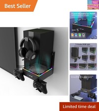 Wall Mount with Cooling Fan for Xbox Series X, 4 in 1 Wall Mount Kit for Xbox...