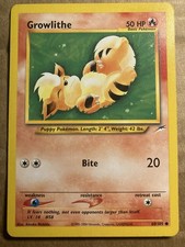 Growlithe Pokemon Card Neo Destiny 68/105 MP on eBay