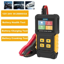 Automotive 12V 24V Car Battery Tester Digital Battery Charging Cranking Analyzer