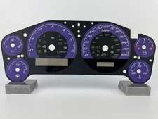 US Speedo Purple Gauge Face for 2007-2013 Chevy & GM Truck/Suv Clusters (Gas)