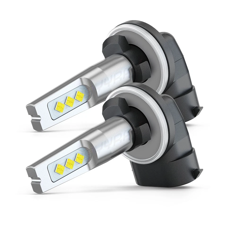 For Pontiac Grand Prix 2004-2008 2x 100W 881 LED Fog Light Driving Bulbs 6000K - Image 4 of 4