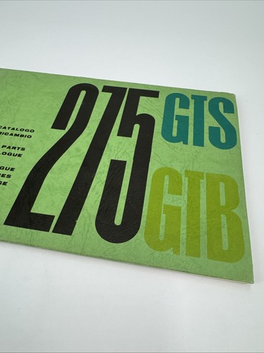 Original Ferrari 275 GTB/GTS Parts Manual ENGLISH/FRENCH/ITALIAN 1st print - Picture 3 of 9