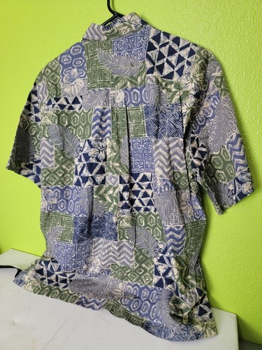 Cooke Street Honolulu Hawaiian Multi Color All Over Print Camp Vacation Vintage - Picture 5 of 6