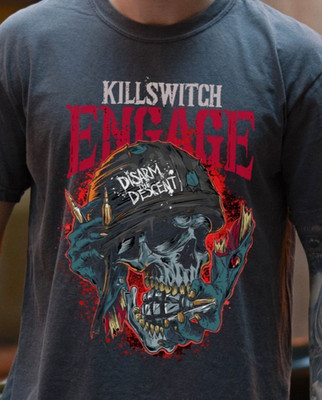 Killswitch Engage Disarm the Descent T-Shirt Heavy Metal Band Comfort Colors Tee