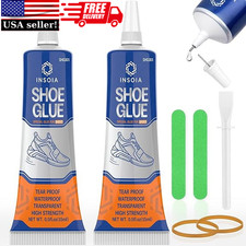 Shoe Glue Sole Repair Kit 15ML x2 Heavy Duty Shoe Adhesive Waterproof Flexibl