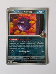 Team Rocket's Koffing 125/182 Destined Rivals Reverse Holo