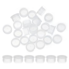 50Pcs 22mm/0.87" Plastic Salt and Pepper Shaker Stoppers Plug Replacement Clear