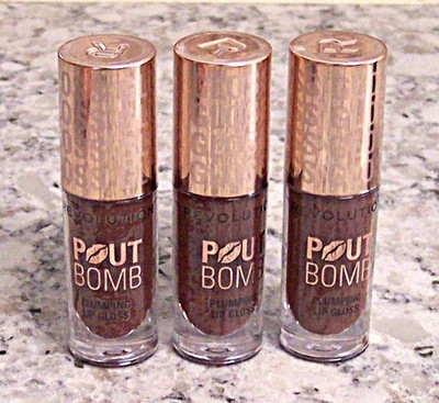 THREE Revolution Pout Bomb Plumping Lip Gloss YOUR CHOSE NEW SEALED