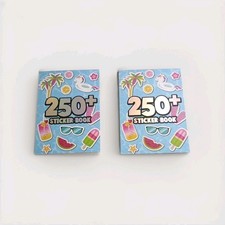 2 Sticker Book Lot 250 X 2 Sticker Books Boys Girls Kids Adults Craft Gift