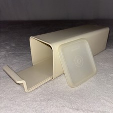 Vintage Tupperware Velveeta Block Cheese Keeper (3 pc) 1696, 97 & 98 Made in USA