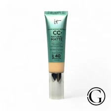 IT COSMETICS CC+ NATURAL MATTE FULL COVERAGE CREAM FAIR PORCELAIN 1.08 OZ