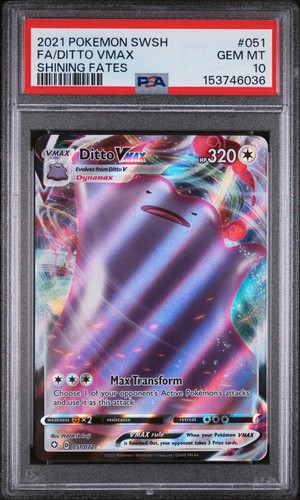 Ditto VMAX graded PSA 10 for sale on eBay