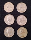1964-D Denver Washington Quarter 25C Silver 0.900 Fineness KM#164