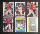 Shohei Ohtani Lot (6) Bowman Topps Heritage Angels/Dodgers MLB Cards