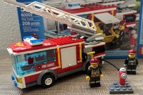 LEGO 60002 CITY: Fire Truck 100% Complete + Box EUC!!