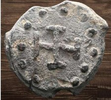 Early Byzantine Lead Commercial Weight – Cross Type – 7th–11th c. AD