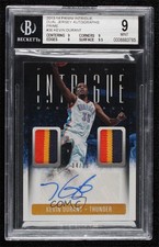 2013-14 Panini Intrigue Dual Jersey Prime 4/10 Kevin Durant BGS 9 MINT Auto 0g8q